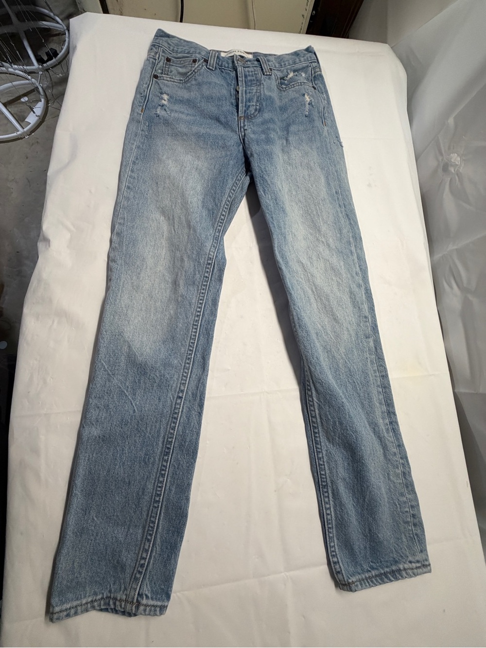 Denim Forum Light Blue Boyfriend Jeans